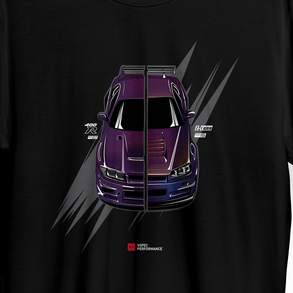V Spec Performance Z Tune 400r Commemoration Tee Black