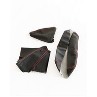 MINE'S Nappa Leather Boot & Armrest Kit for BCNR33 (Red)