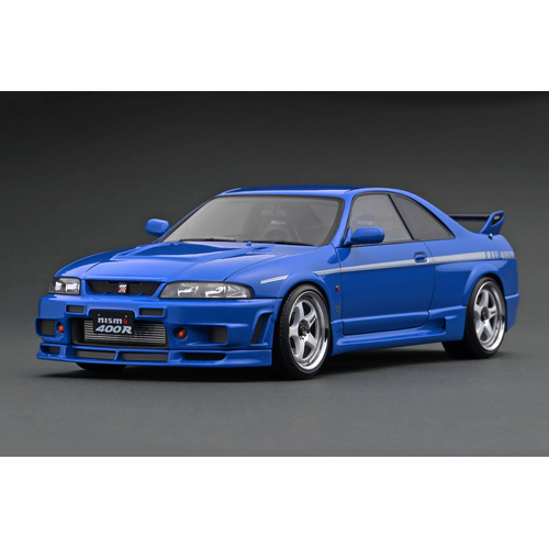 Ignition Model Nismo R33 GT-R 400R Blue With Engine IG2813