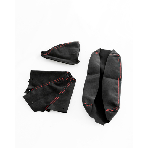 MINE'S Alcantara Boot & Armrest Kit (Red) for Nissan Skyline GT-R R32/R33/R34