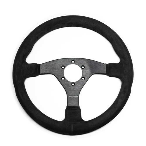 MINE'S Buck Leather Steering Wheel 350mm