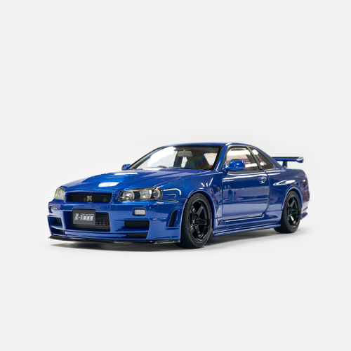 Motorhelix Nissan Skyline GT-R (R34) Z-Tune 1:18 Diecast Model (Bayside Blue)