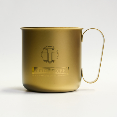 Top Secret Titanium Mug (Gold)