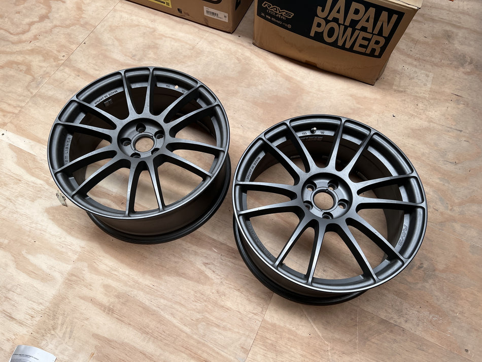 (Brand New / Pair) RAYS Gram Lights 57Xtreme Wheels 18x7.5 +40 5x100 – Gunmetal Grey