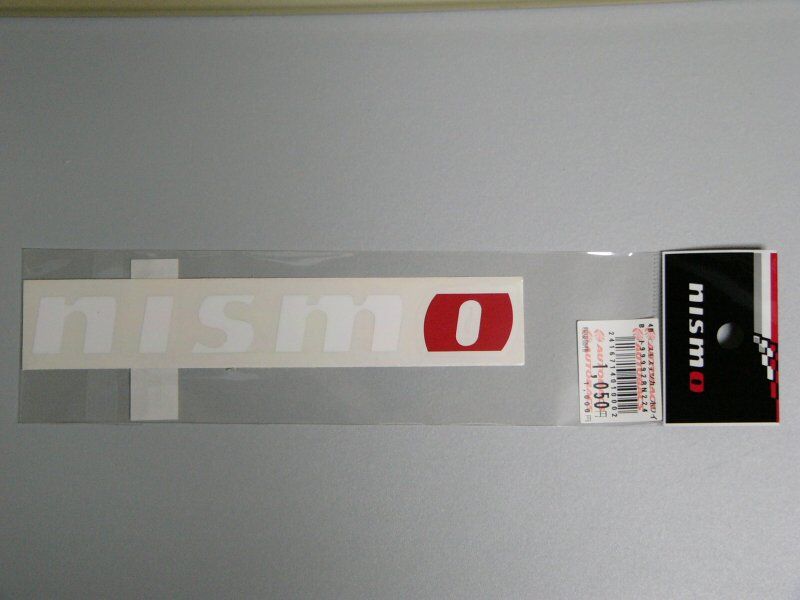 Nismo Logo Sticker (White) 150mm