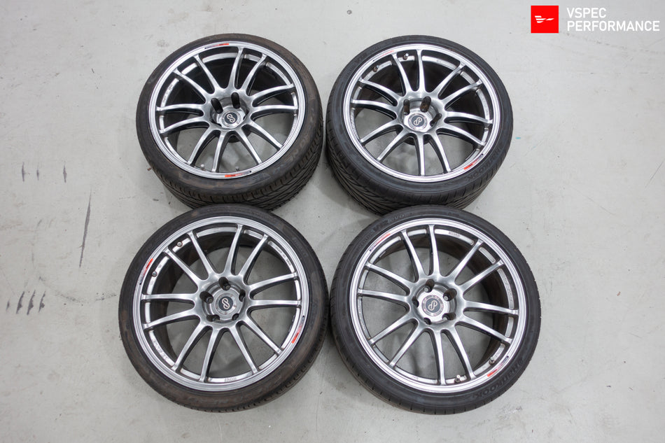 Enkei GTC01 19x10+22 5x114.3 (Used) (Silver)