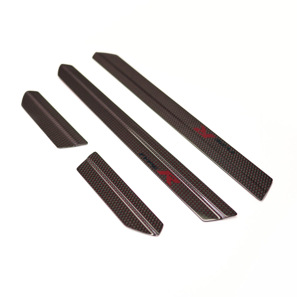 Honda OEM FK8 Type-R Carbon Door Sill Trim Kit