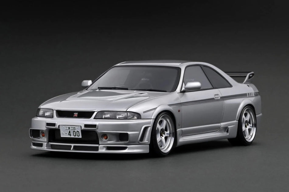 Ignition Model Nismo R33 GT-R 400R (Silver) With Mr. Matsuda