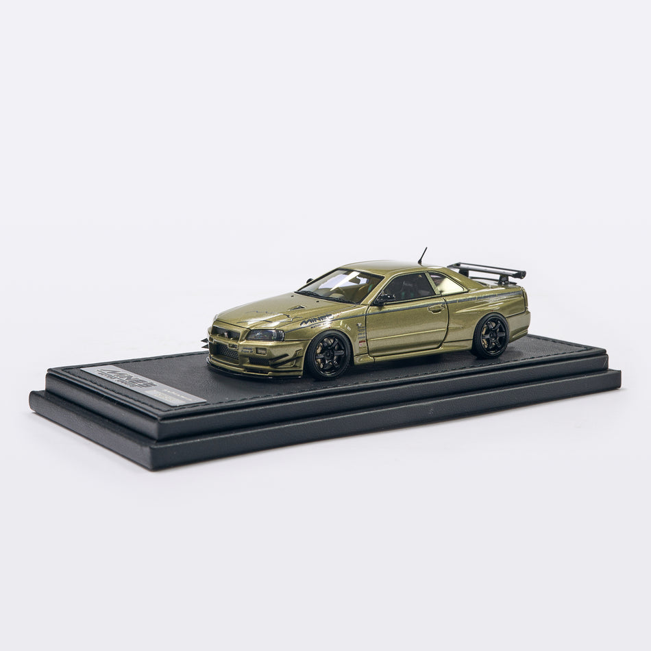 Ignition Model Mine's R34 GT-R 1:43 Resin Model (Millennium Jade)