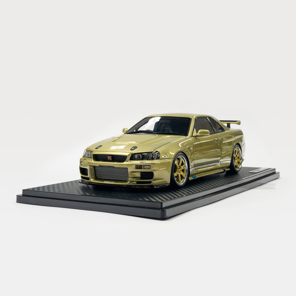 Ignition Model Top Secret R34 GT-R 1:18 Resin Model (Millennium Jade)