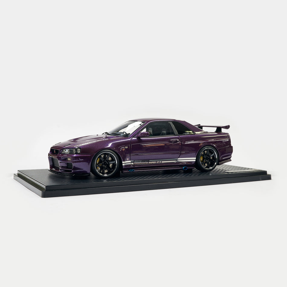 Ignition Model Top Secret R34 GT-R 1:18 Resin Model (Midnight Purple)