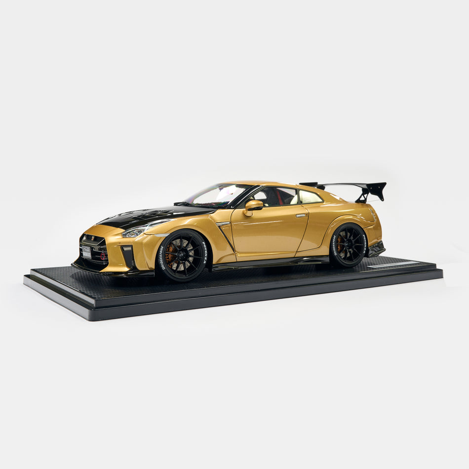 Ignition Model Top Secret R35 GT-R 1:18 Resin Model (Top Secret Gold)