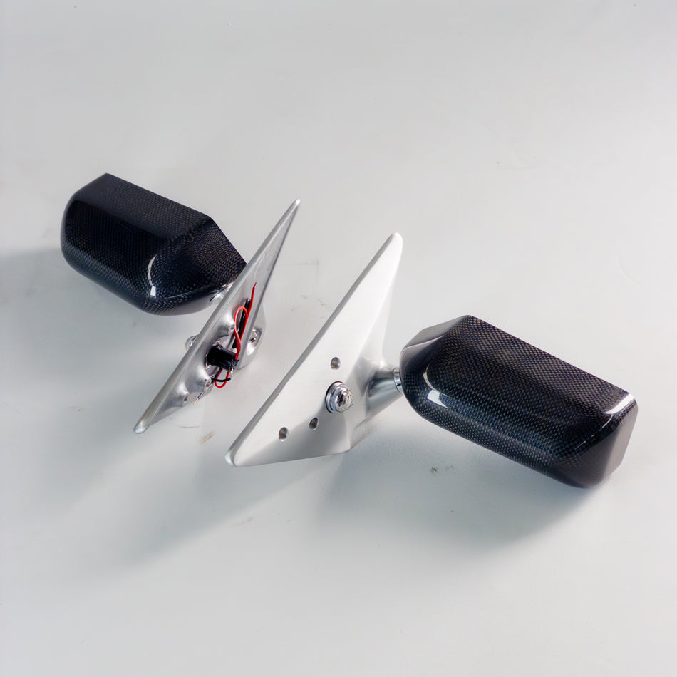Craft Square Side Mirrors & Indicators for Nissan Skyline GT-R BNR34