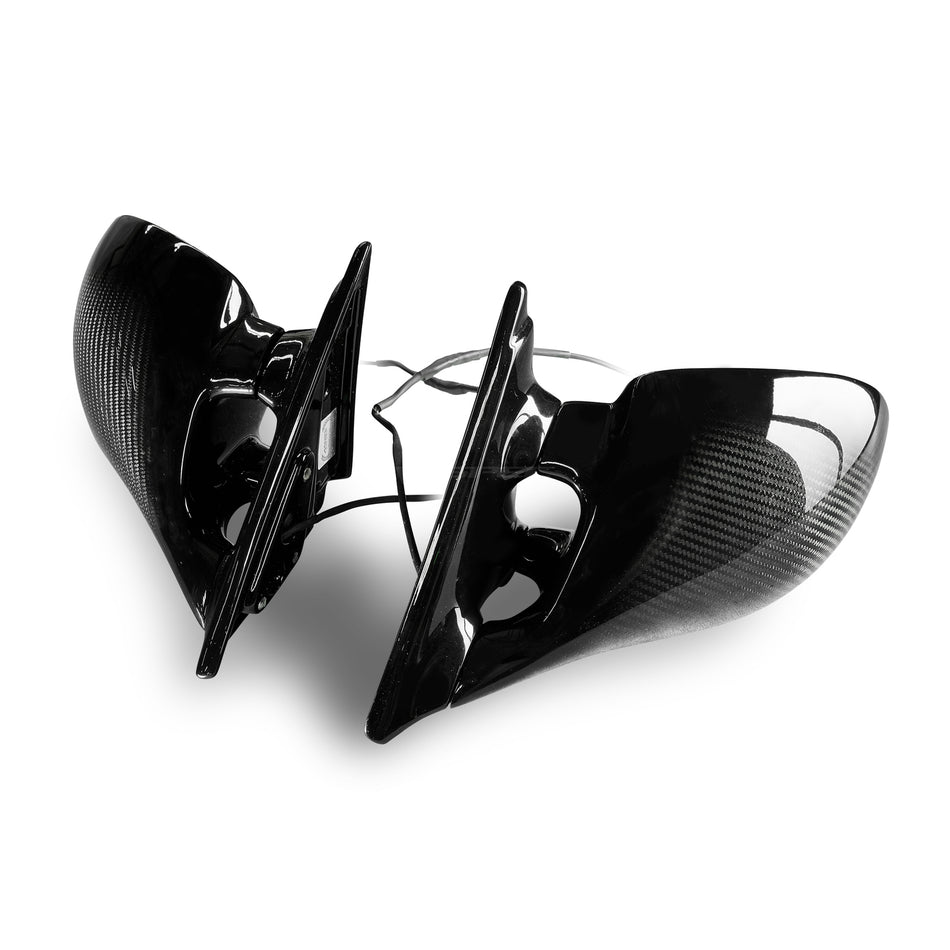 MINE'S Carbon Aero Mirrors for Nissan Skyline GT-R BNR34 (Gloss)