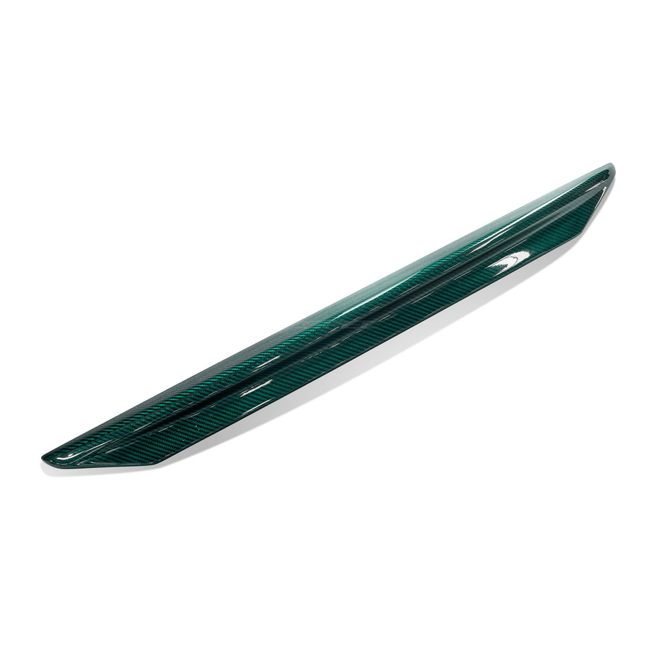 MINE'S Carbon Boot Lip Spoiler for Nissan Skyline GT-R BNR34 (Emerald)
