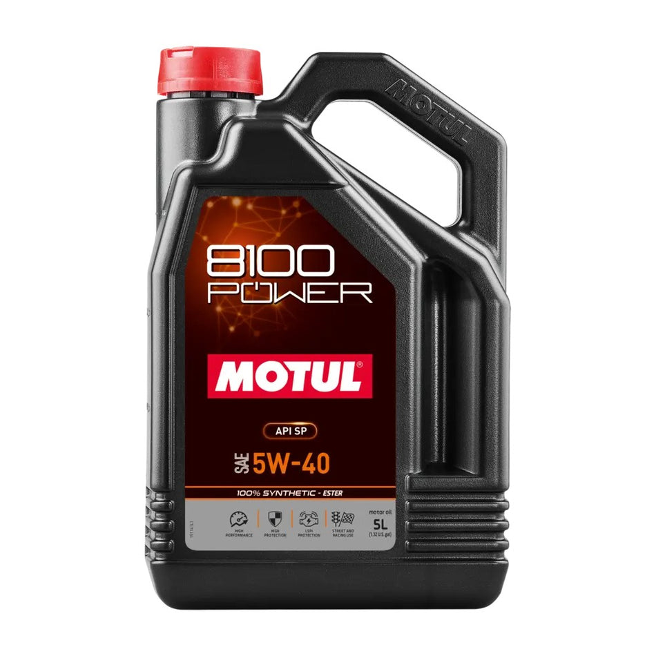 Motul 8100 Power 5W-40 100% Synthetic – ESTER