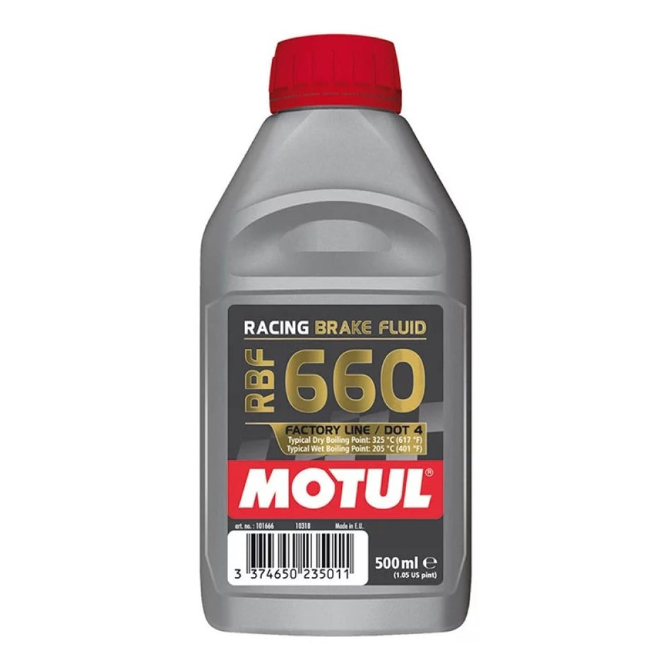 Motul RBF 660 Racing Brake Fluid – DOT 4+ Ultra-High Performance