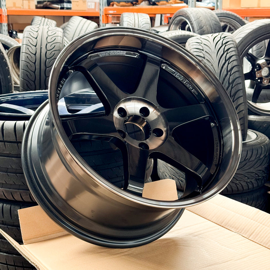 RAYS Volk Racing TE37SL 19x10.5+12 5x114.3 (Pressed Double Black)
