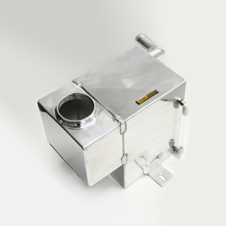 Top Secret Oil Catch Tank for R33/R34 GT-R (Polished)