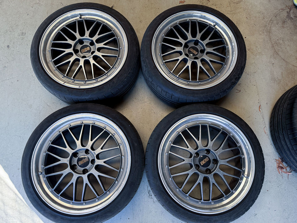 (Used) BBS LM 20x9+40 (Diamond Black)