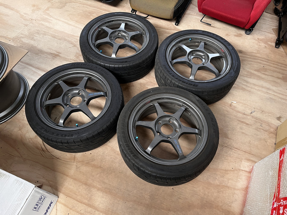(Used) Buddyclub P1 Racing 16x7+45 5x114.3