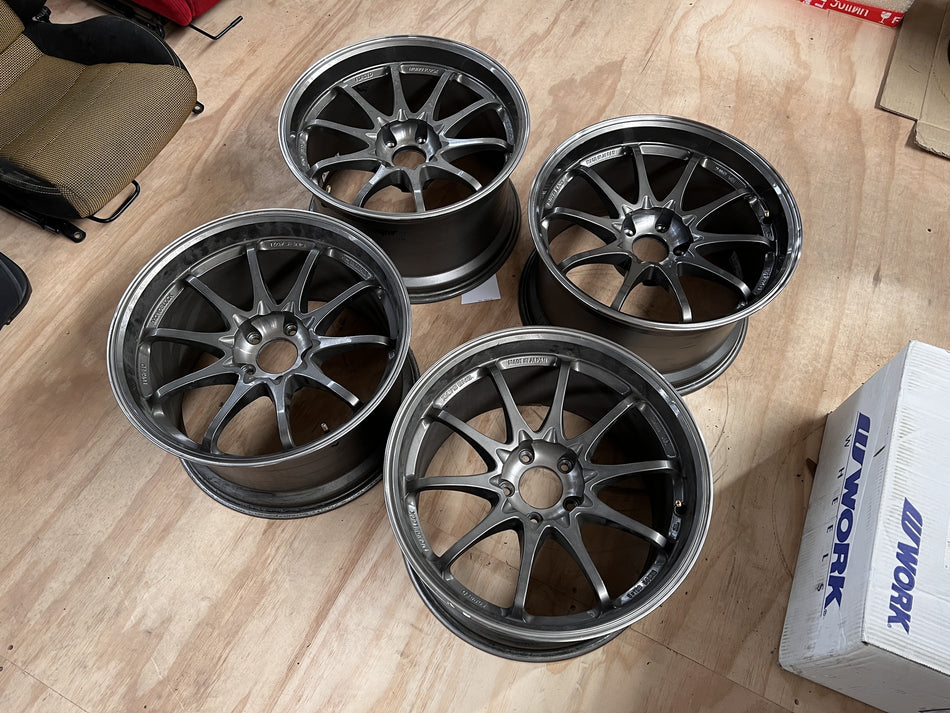 (Used) RAYS Volk Racing CE28SL 18x10.5+15 / 18x10.5+22 5x114.2