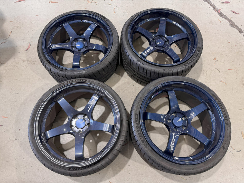 (Used) Advan Racing GT 20x9.5+28 / 20x10.5+24 5x114.3