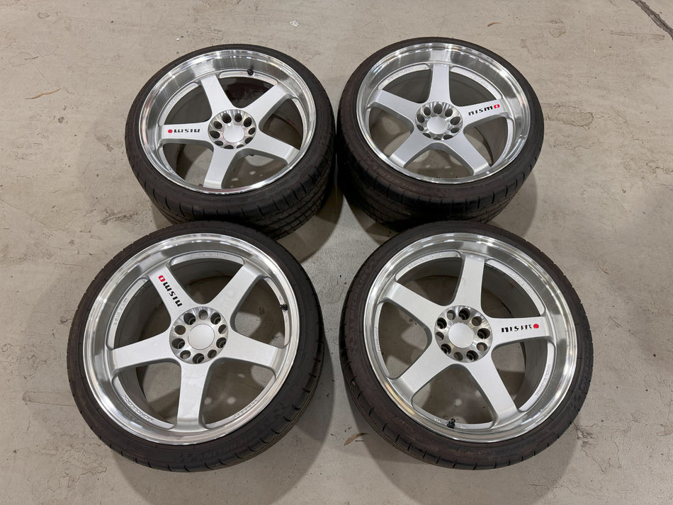 (Used) RAYS Nismo LMGT4 19x10.5+15 5x114.3 + Michelin Pilot Sport 265/30/19