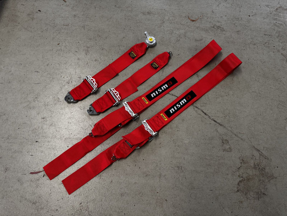 (Used) Nismo 4-Point Seat Belt Sports Harness (86844-RR040)