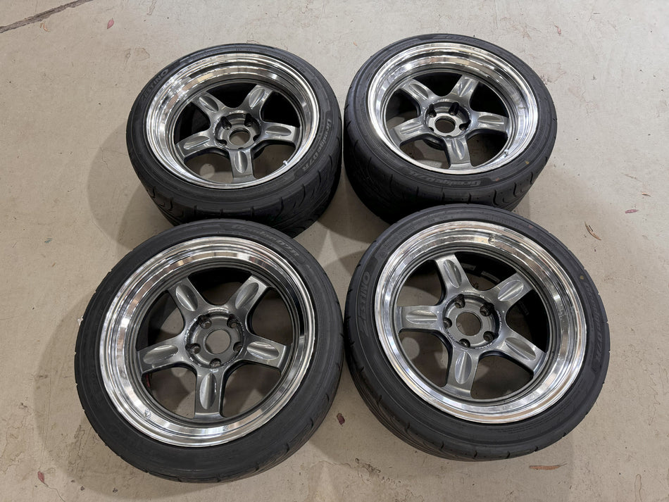 (Used) RAYS Volk Racing 21C 18x10+15 5x114.3
