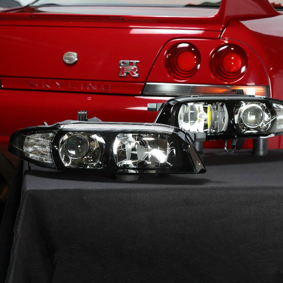 Veleno R33 Series GT-R Headlights – Nissan Skyline BCNR33