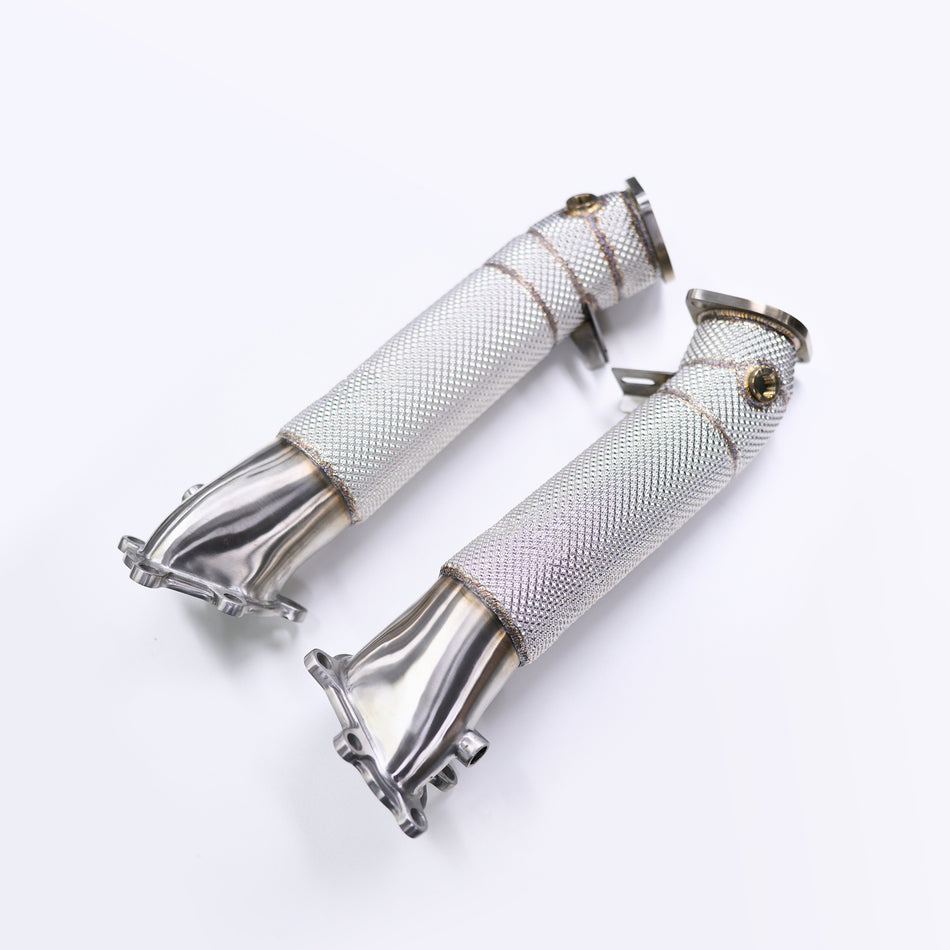 V-Spec Performance 3.5" Catless Down-Pipes for GT-R R35