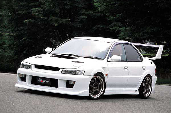Chargespeed Ver .3-6 Front Grill (FRP) for Subaru Impreza (GC8)
